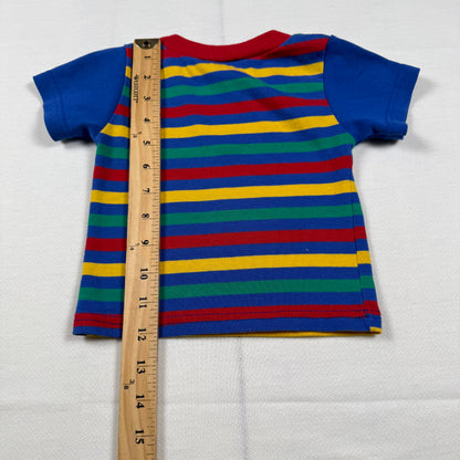 Vintage Health-Tex Striped Shirt - 18 Months