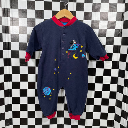 Vintage Y2K Big Dog Space Romper - 12/18 Months