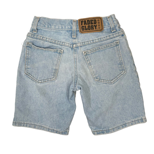 Vintage 1990's Faded Glory Light Wash Denim Shorts - Size 8