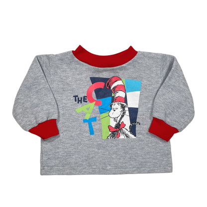 Y2K Cat in the Hat Sweatshirt - 12 Months