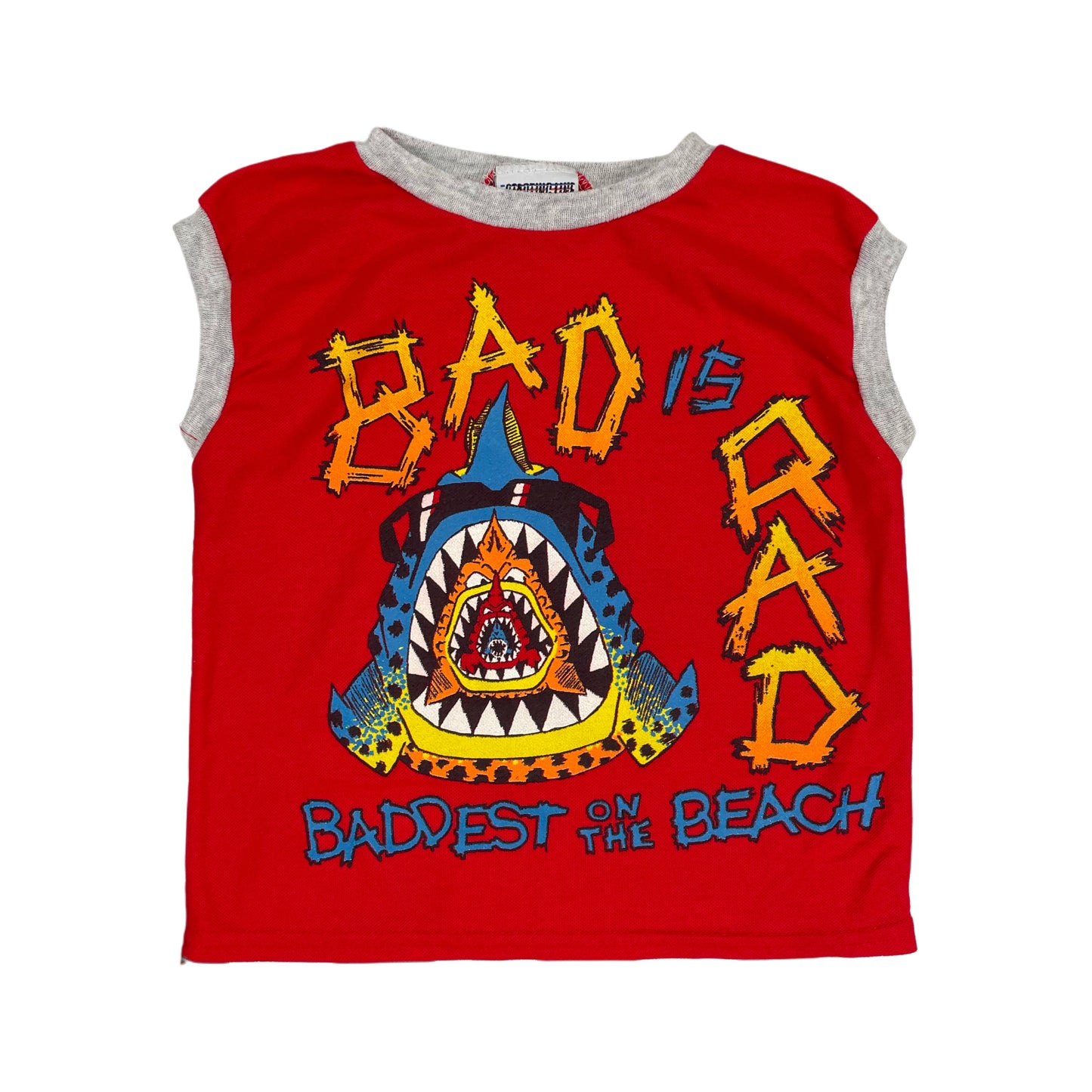 Vintage Bad is Rad Whale Beach Shirt - 2/3T