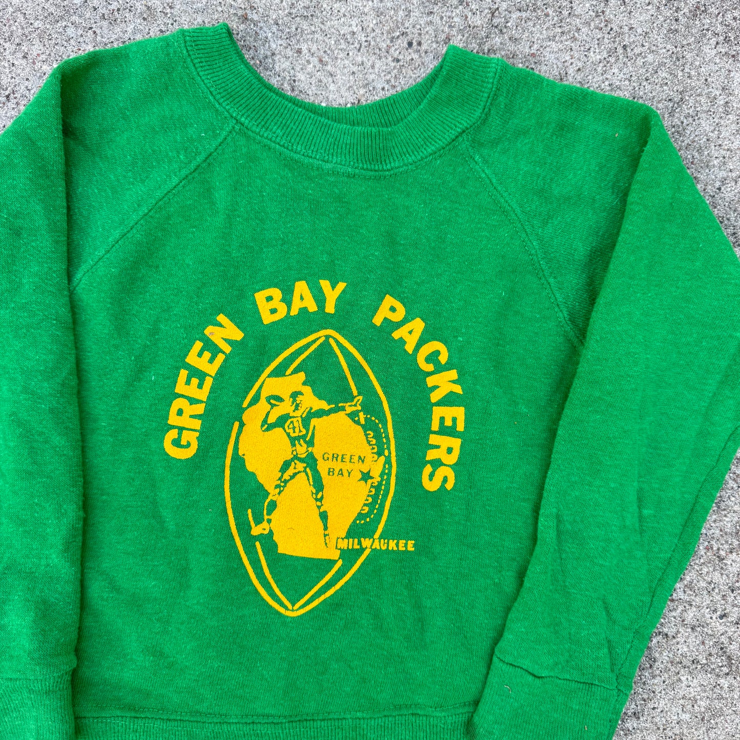 Vintage 1960's Green Bay Packers Sweatshirt - 3T