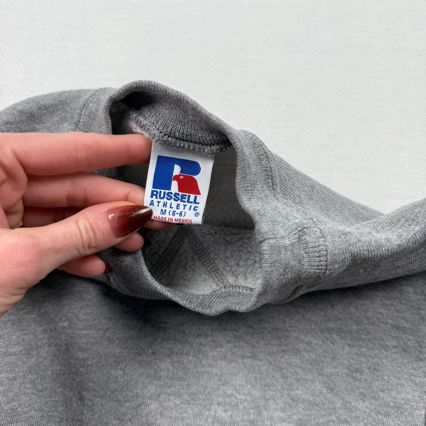 Vintage Russell Athletic Blank Grey Sweatshirt - Toddler 4/5T