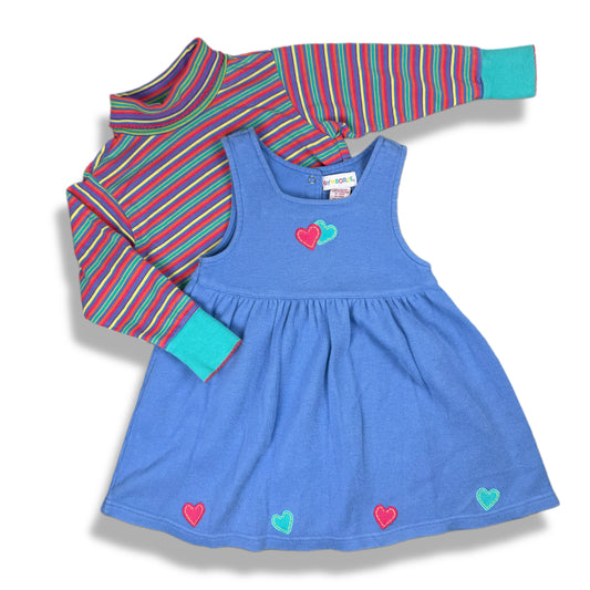 Vintage 1990's Gymboree Dress and Turtleneck - Size Small
