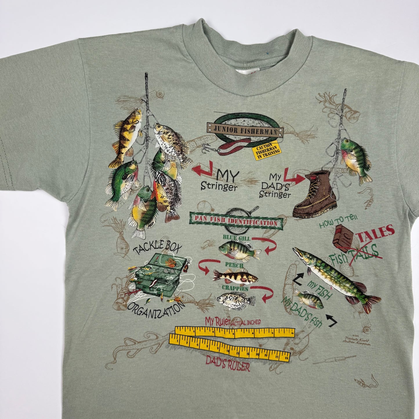 Y2K Fishing T-Shirt - Youth Medium