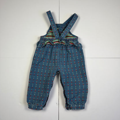 Vintage Oshkosh B'Gosh Spell Out Bubble Overalls Romper - 24 Months