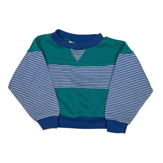 Vintage Willow Bay Color Block Striped Sweatshirt - 2T