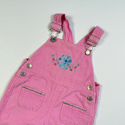 Y2K Blues Clues Pink Overalls - 24 Months