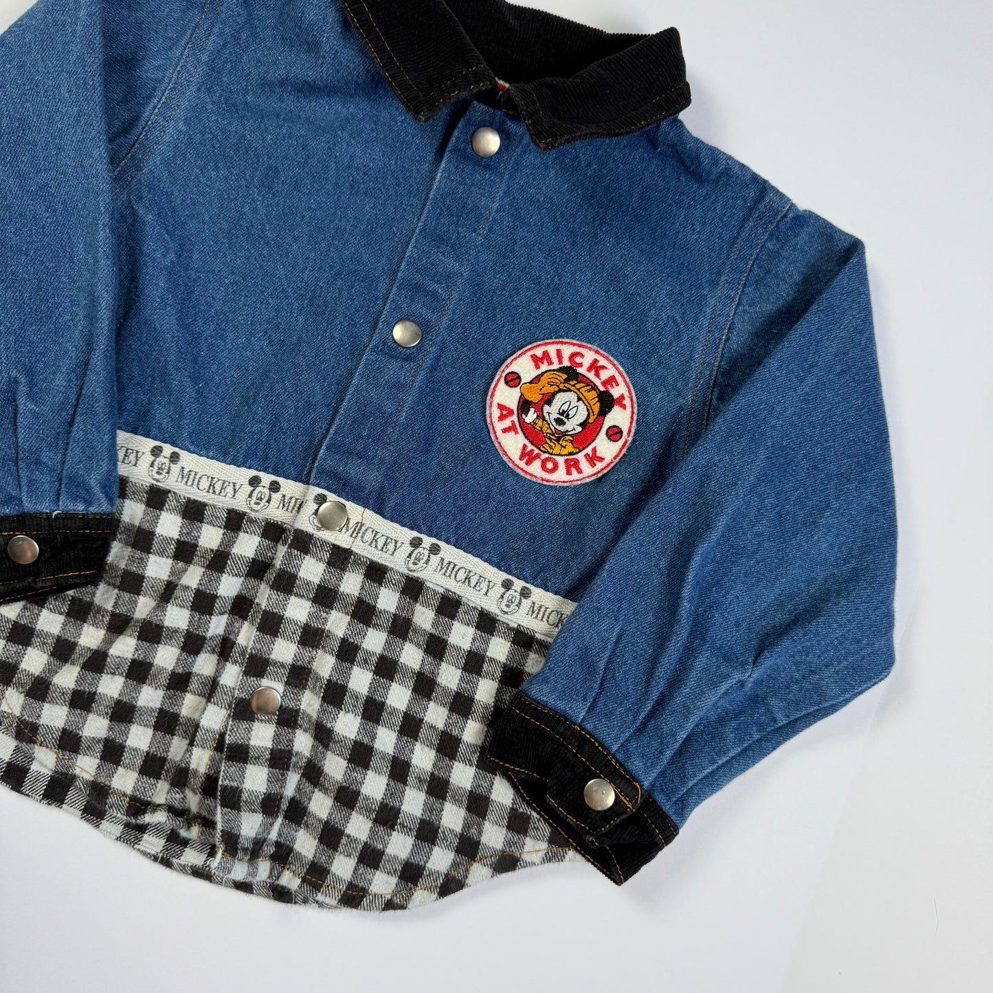 Vintage Mickey At Work Denim Shirt - 3T