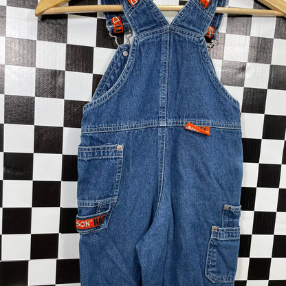 Vintage Y2K Harley Davidson Denim Overalls - 24 Months