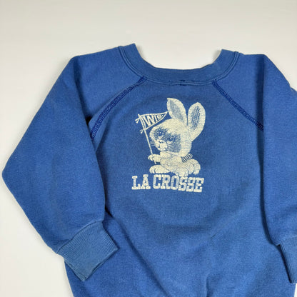 Vintage 1960's/1970's Lacrosse Wisconsin Bunny Sweatshirt - 2/3T