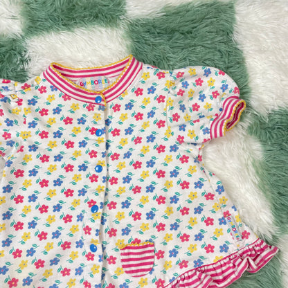 Vintage Gymboree Floral Shirt - XS