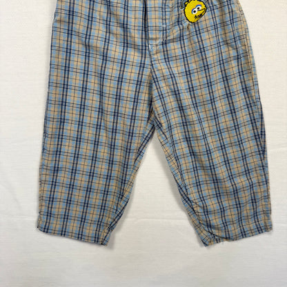 Vintage Y2K Big Bird Sesame Street Plaid Pants