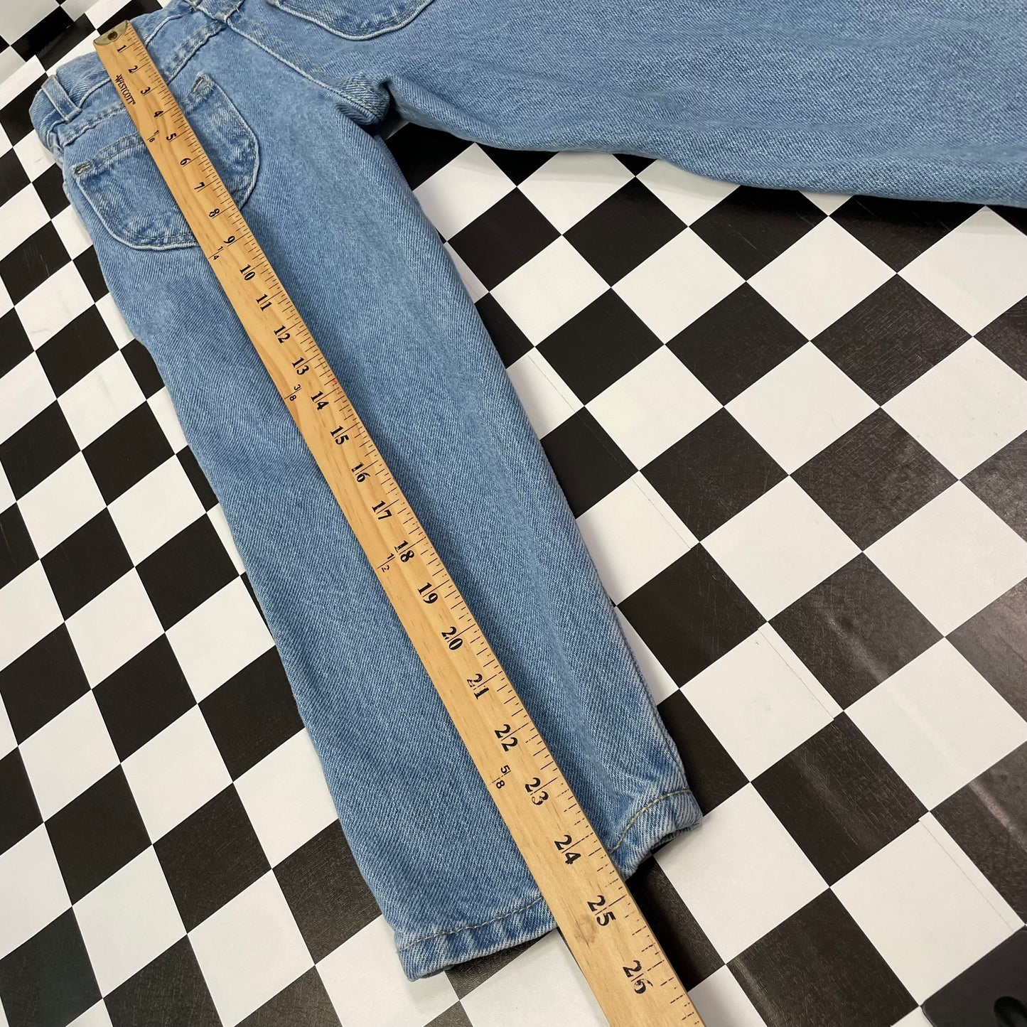 Vintage HIS Light Wash Denim Jeans - 5 Regular