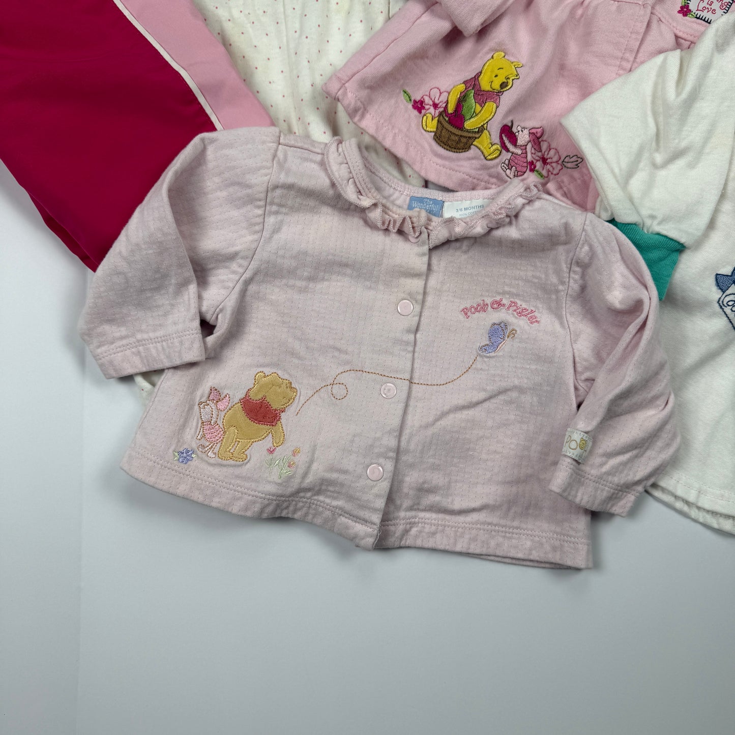 Baby Girl's Vintage Y2K Clothing Bundle 3-6 Months