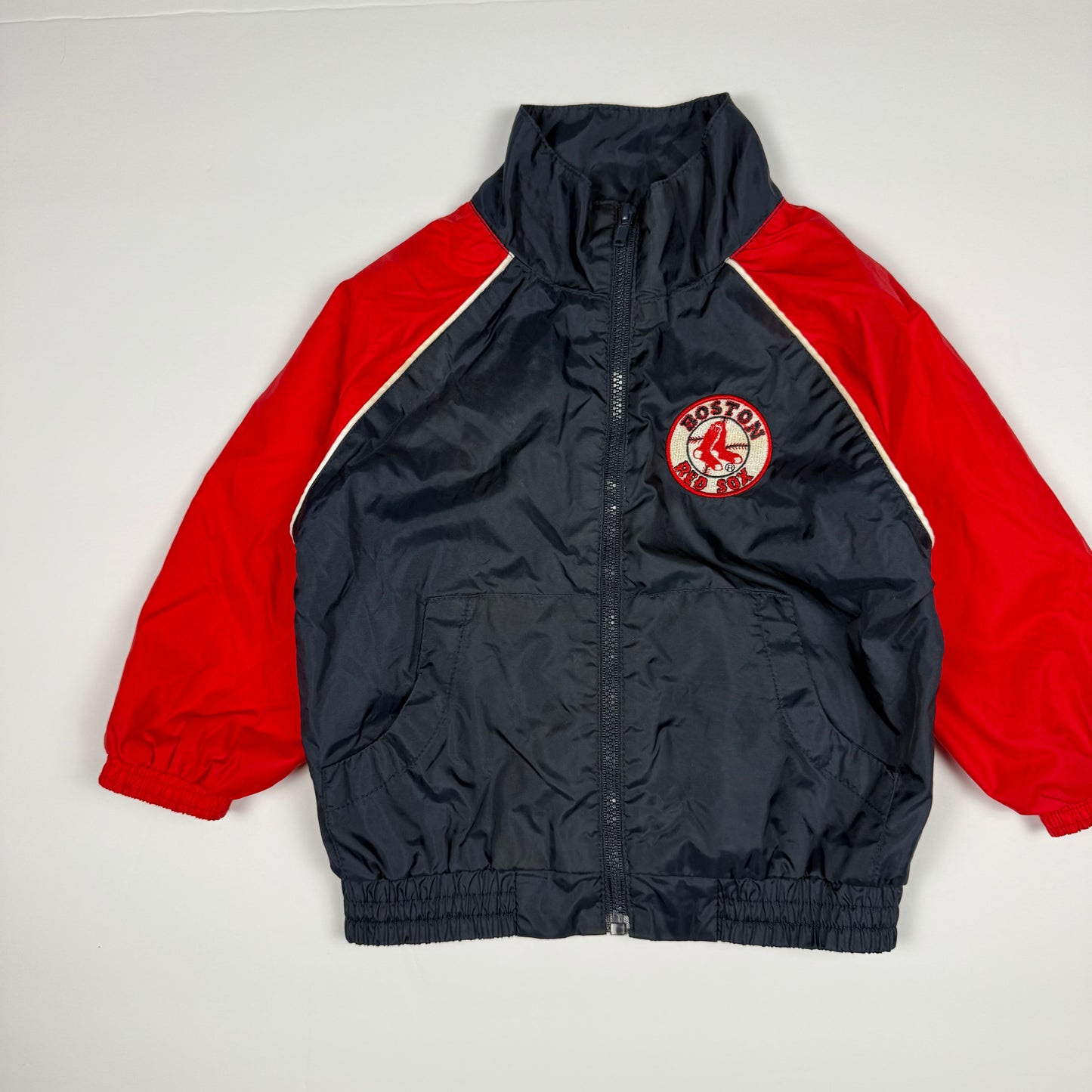 Vintage 1990's Boston RedSox Windbreaker Jacket - Baby Size 12 Months