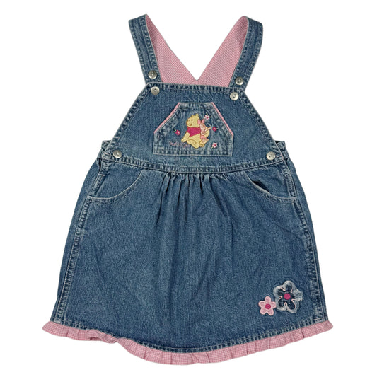 Vintage Y2K Winnie the Pooh Denim Dress - 3T