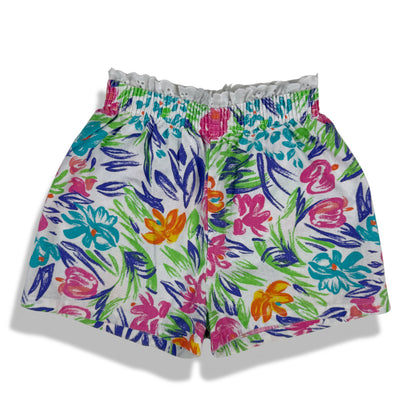 Y2K Andover Togs Floral Shorts - 3/4T