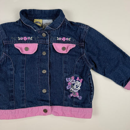 Y2K Minnie Mouse 3 Piece Denim Set - 18 Months
