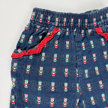 Vintage Oshkosh B'Gosh Christmas Bear Pants - 2T