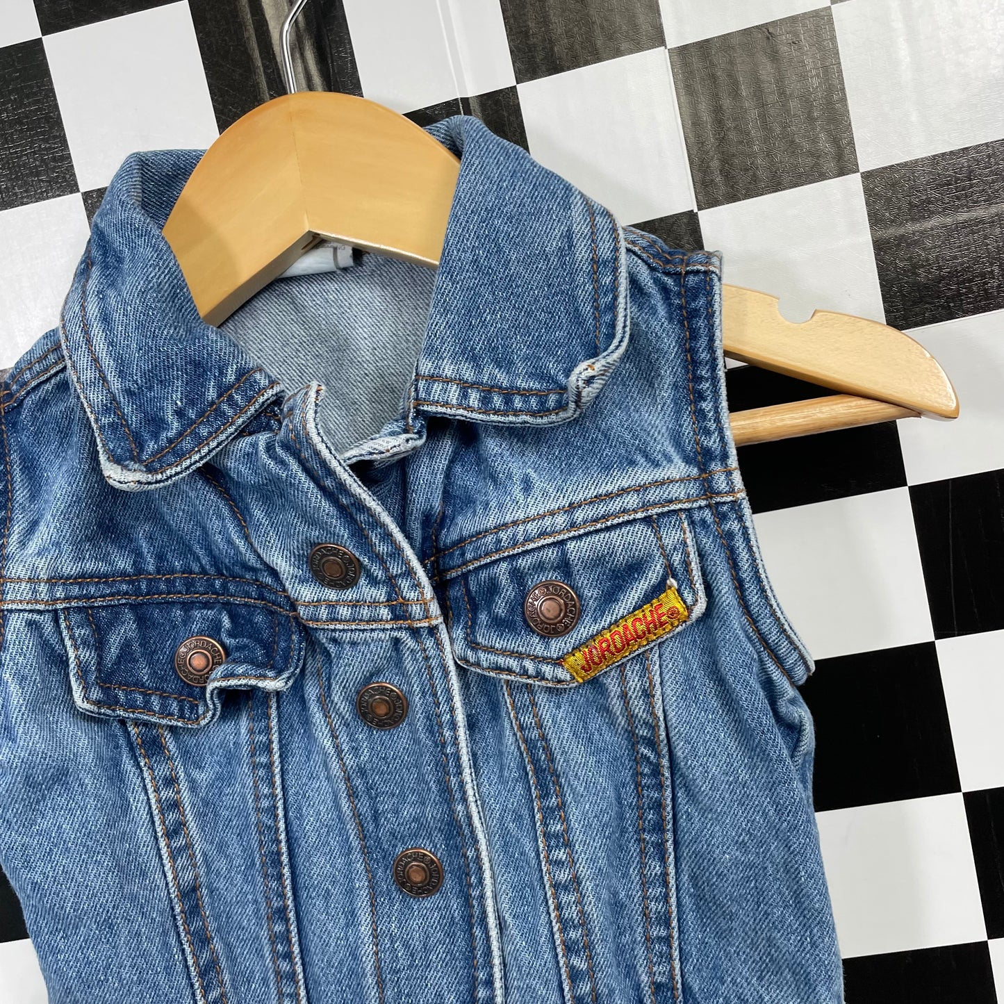 Vintage Jordarche Denim Vest - 18 Months