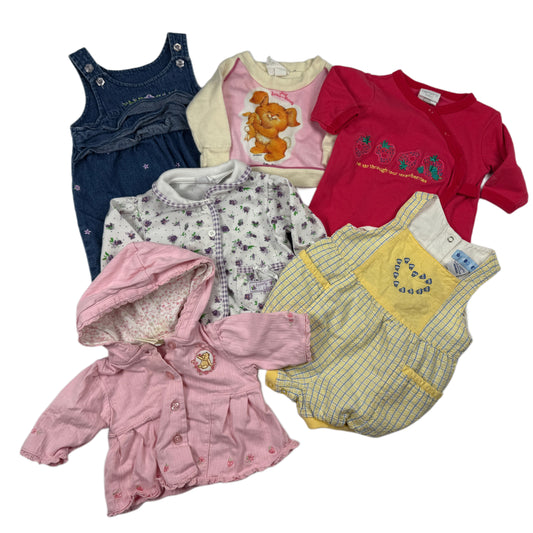 Baby Girl's Vintage Clothing Bundle 0-3 Months