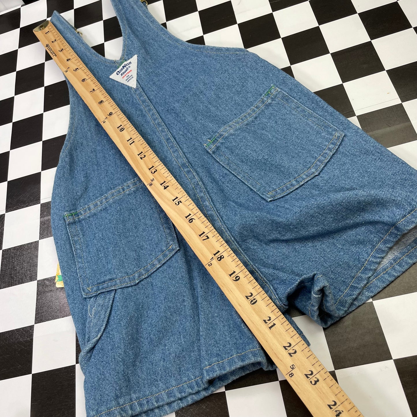 NWT Vintage Oshkosh B'Gosh Denim Shortalls - 5T