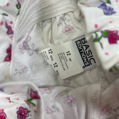 Vintage Basic Editions Floral Shorts - 12 Months