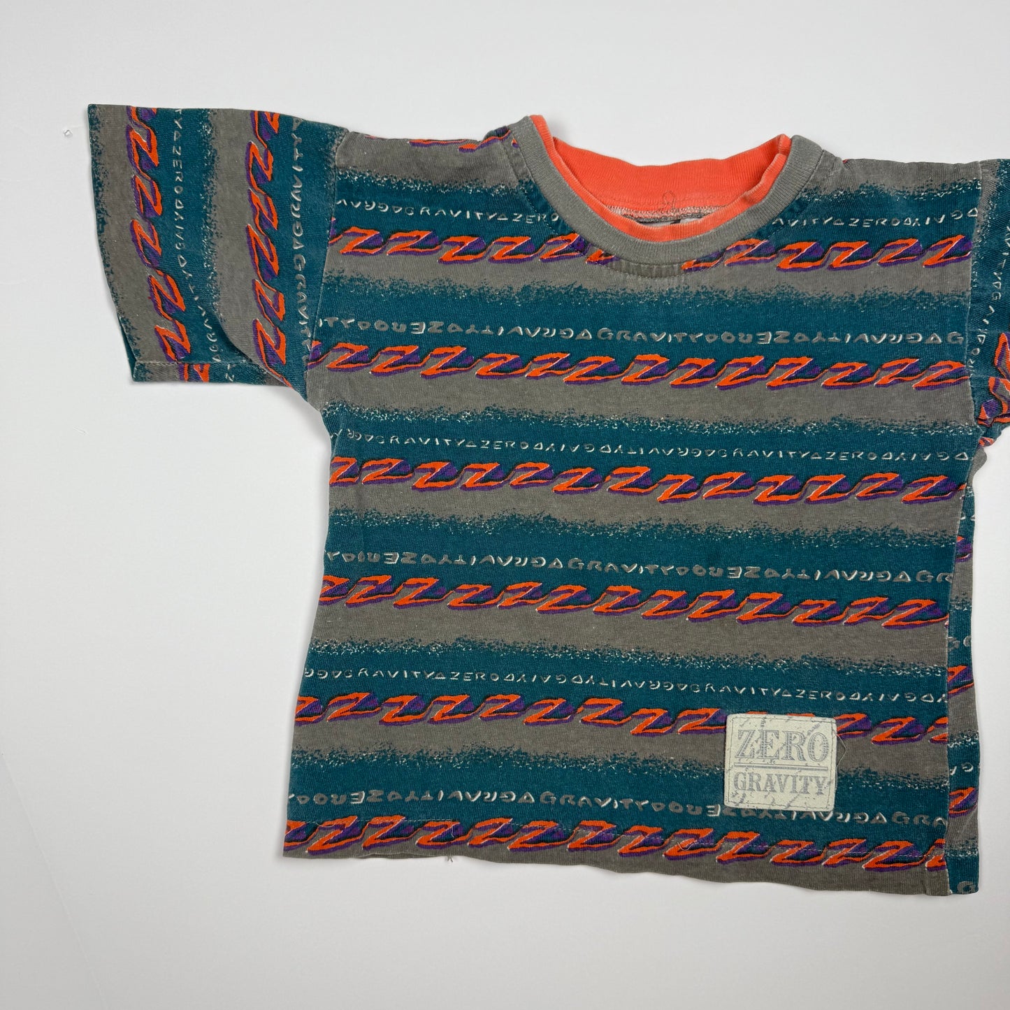 Vintage Zero Gravity Funky Print Surf T-Shirt - 2T