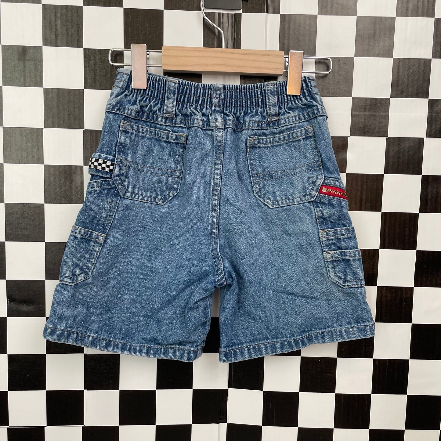 Y2K Wrangler Carpenter Denim Shorts - 4T