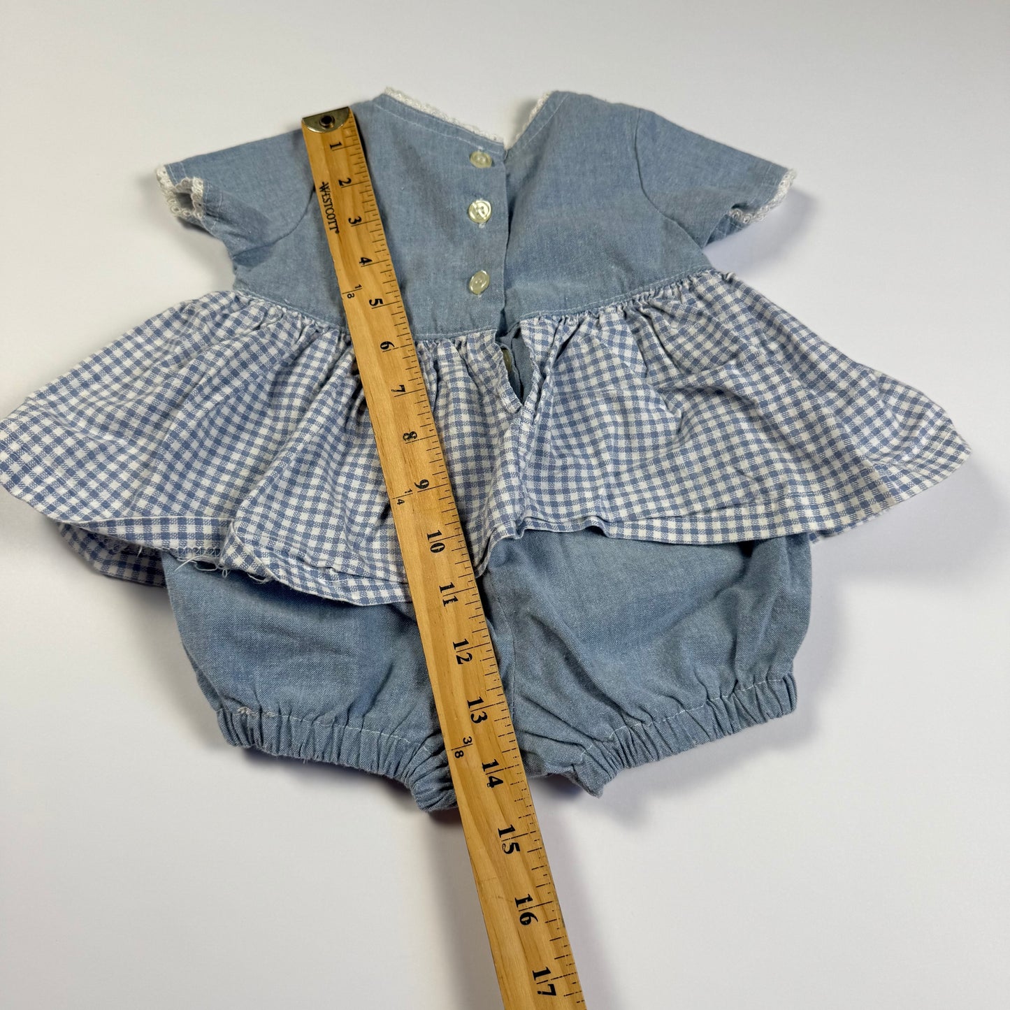 Vintage 1990's Minnie Mouse Flower Garden Romper - 3/6 Months