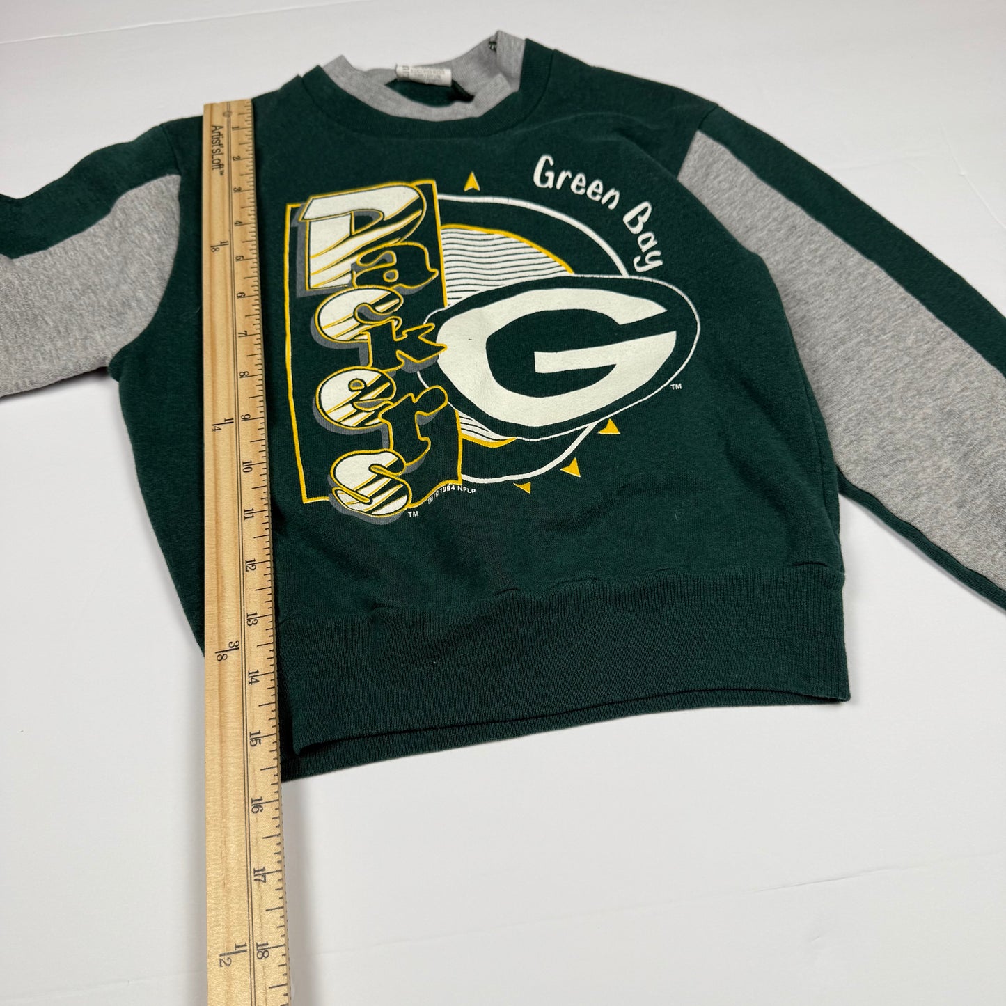 Vintage 1990's Greenbay Packers Crewneck Sweatshirt - 3/4T