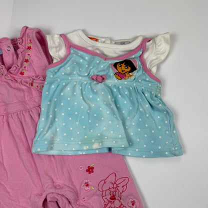 Baby Girl's Vintage Y2K Clothing Bundle 12 Months