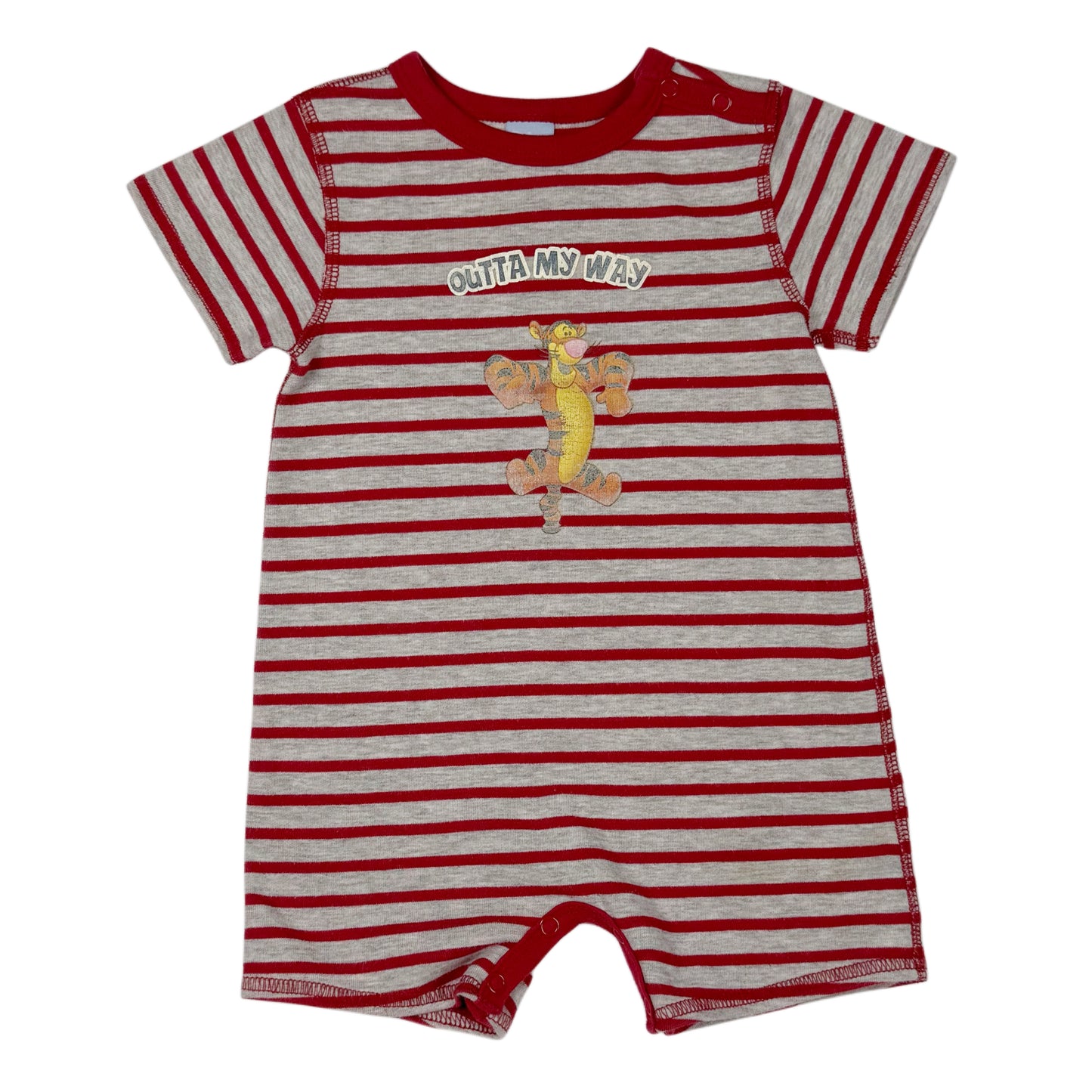 Y2K Tigger Striped Romper - 12/18 Months