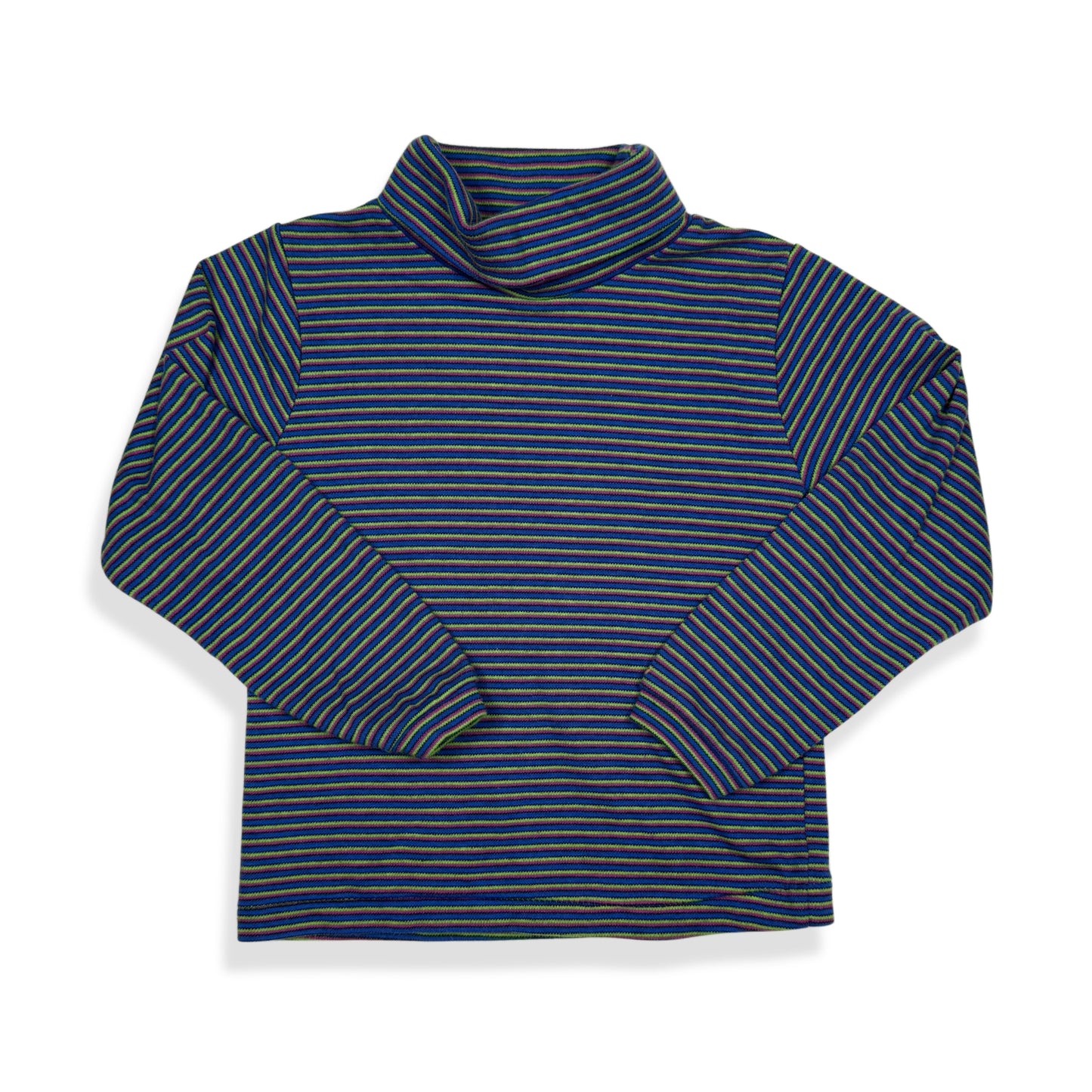 Vintage Carters Striped Turtleneck Shirt - 24 Months/2T