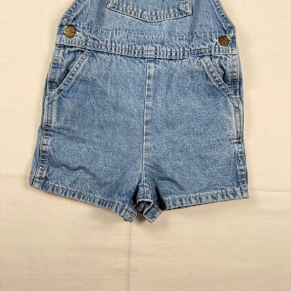 Vintage Oshkosh B'Gosh Light Wash Shortalls - 3T