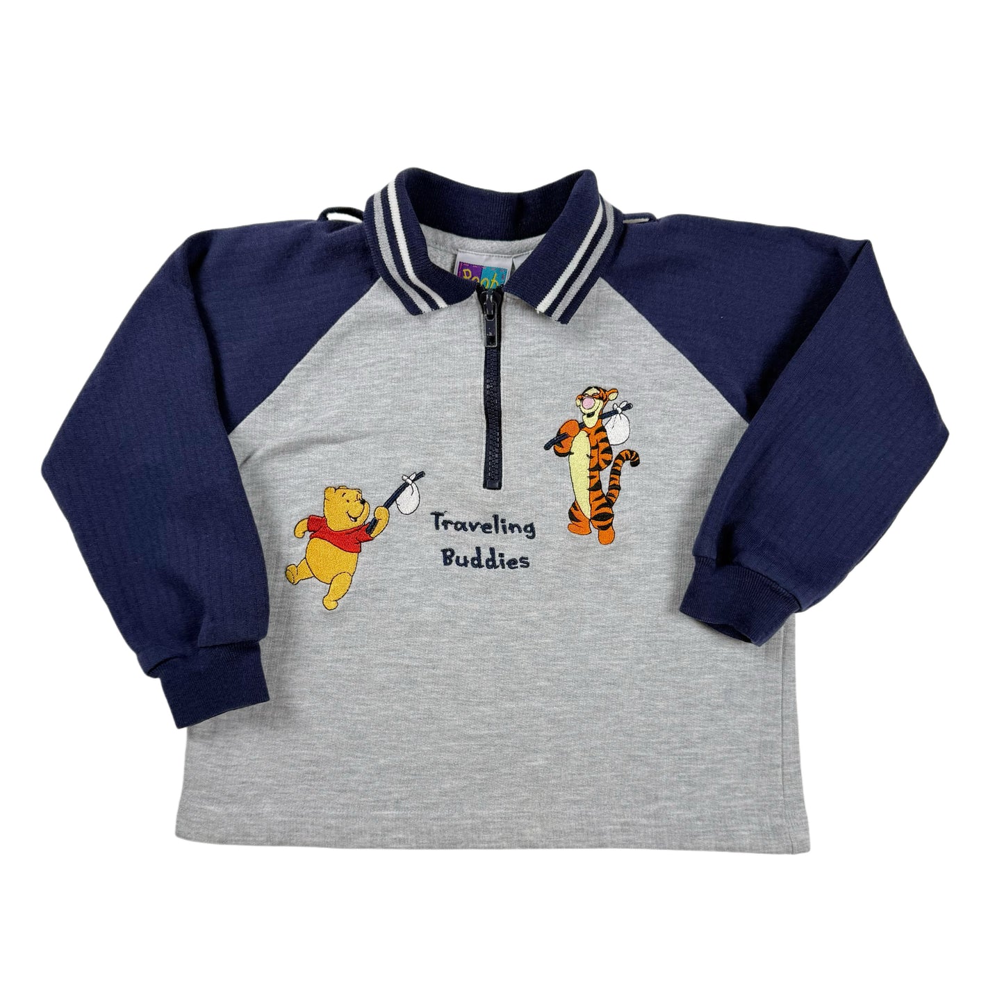 Vintage 1990's Winnie the Pooh Tigger Collared Sweatshirt - 4T