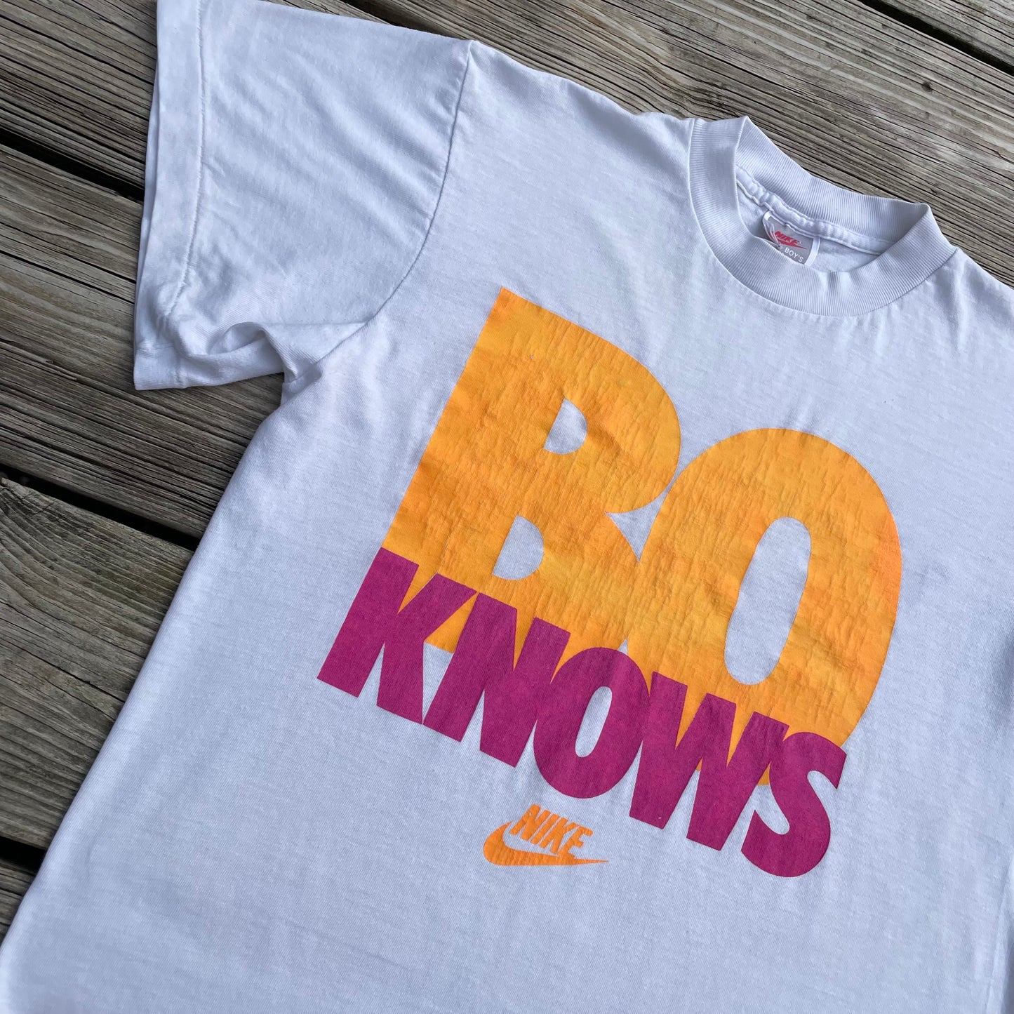 Vintage 1990's Nike "Bo Knows" T-Shirt - Youth medium