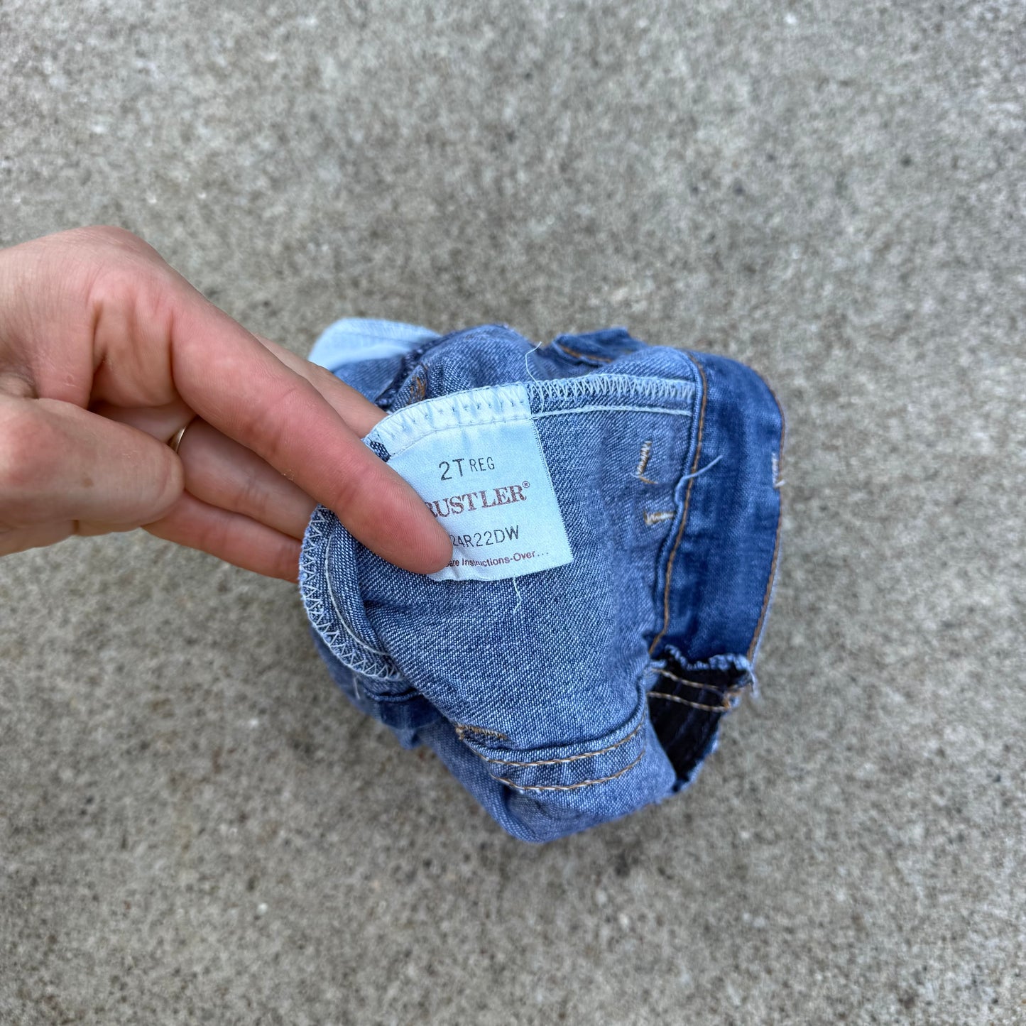 Vintage Rustler Denim Shorts - 2T