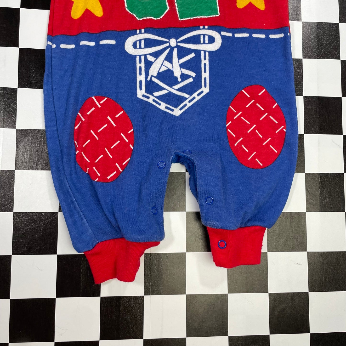 Vintage Basketball AOP Romper - 0/6 Months