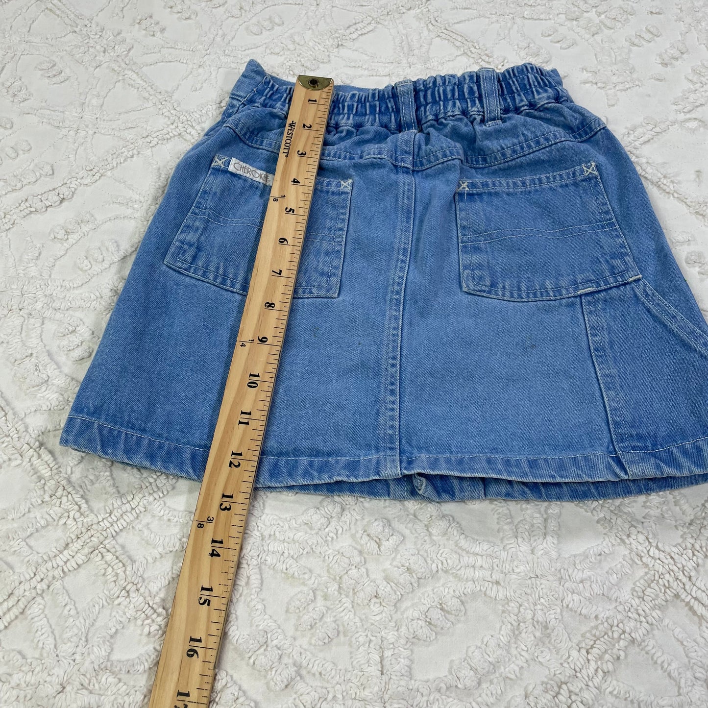 Vintage Cherokee Denim Skirt - Size 6