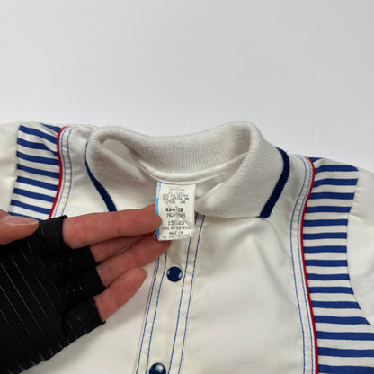 Vintage Striped Sailing Baby Romper - 6/9 Months