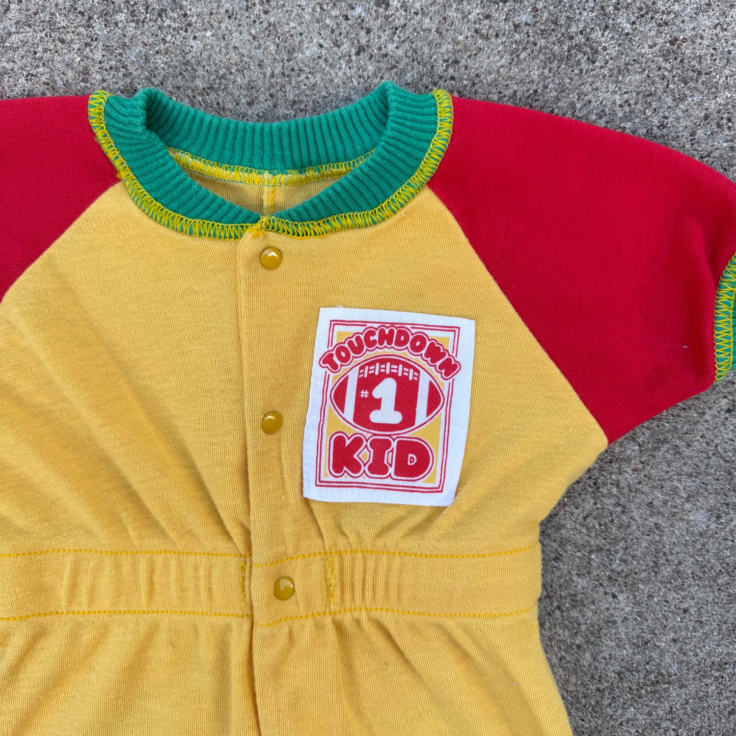 Vintage Health-Tex Touchdown Kid Football Romper - 3 Months