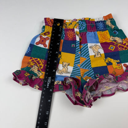 Vintage 1990's Lion King AOP Shorts - 2/3T