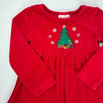 Vintage Y2K Flapadoodles Velour Dress - 4T
