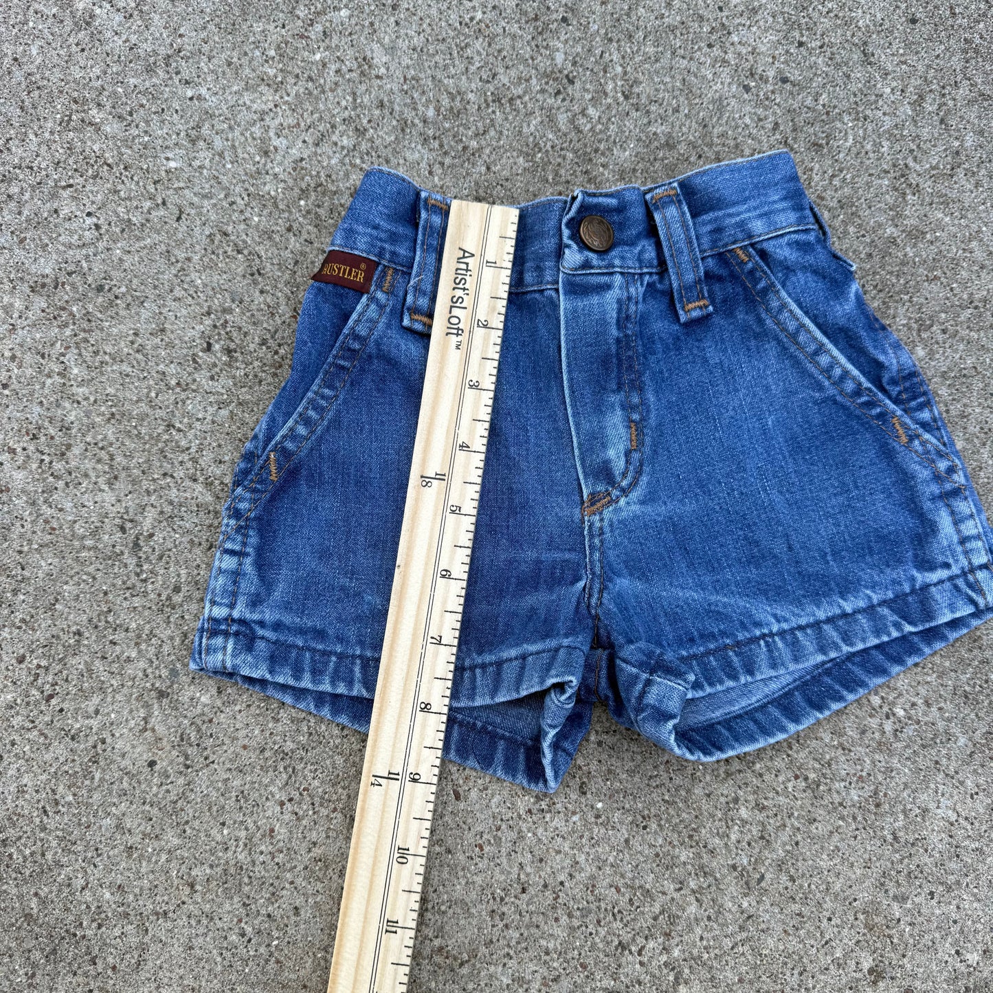 Vintage Rustler Denim Shorts - 2T