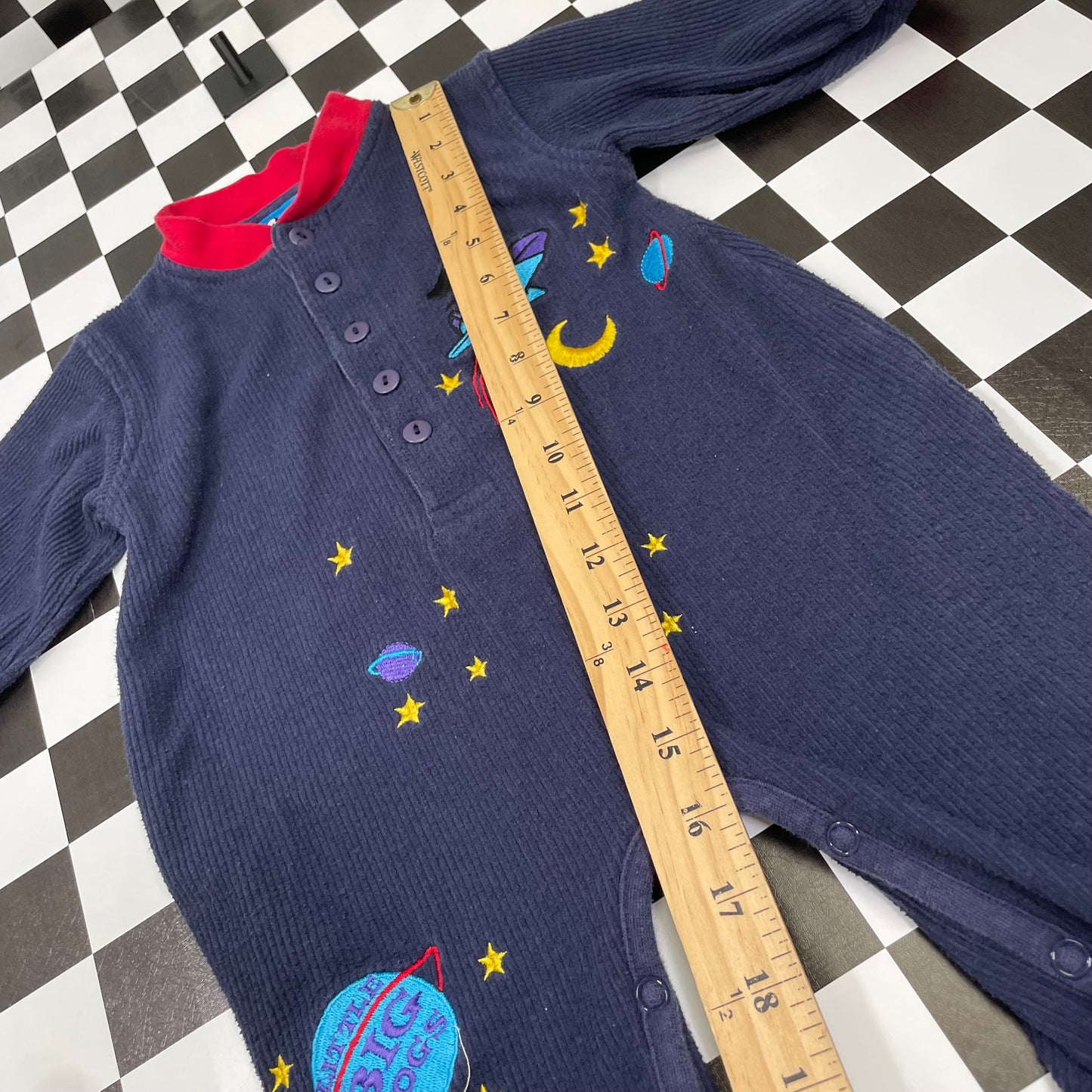 Vintage Y2K Big Dog Space Romper - 12/18 Months