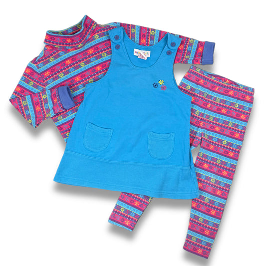Vintage Gymboree Aspen Adventure Dress Set - Small