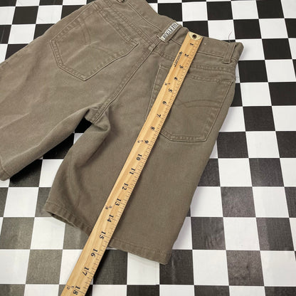 Y2K Bugle Boy Tan Bermuda Shorts - Size 8 Regular