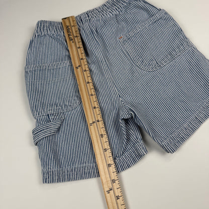 Y2K Bob the Builder Striped Shorts - 4T